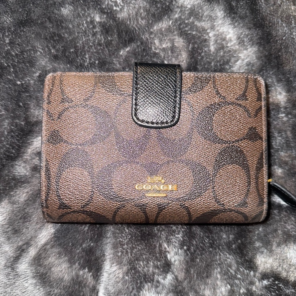 Coach Brown and Black Wallet